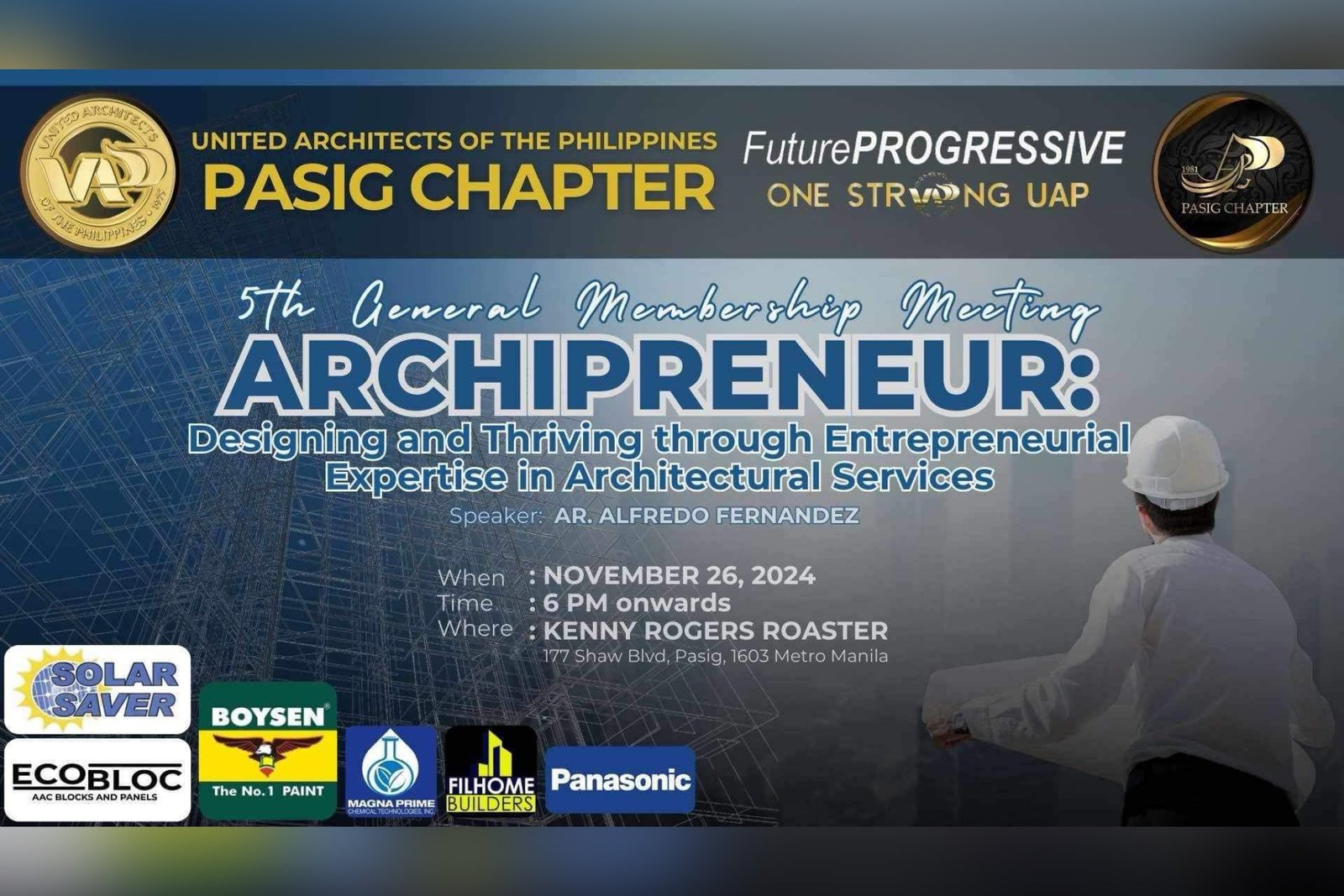 5th GMM (F.Y. 2024-2025): “ARCHIPRENEUR”