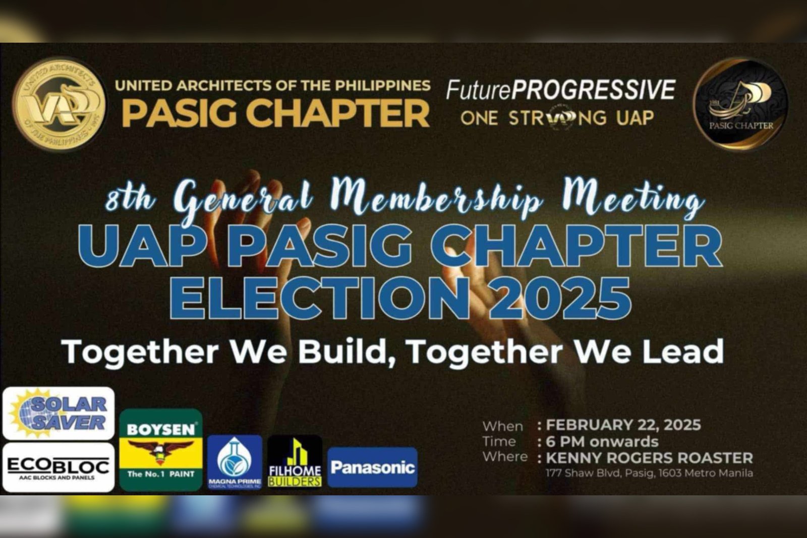 8th GMM (F.Y. 2024-2025): “UAP Pasig Chapter Election 2025”